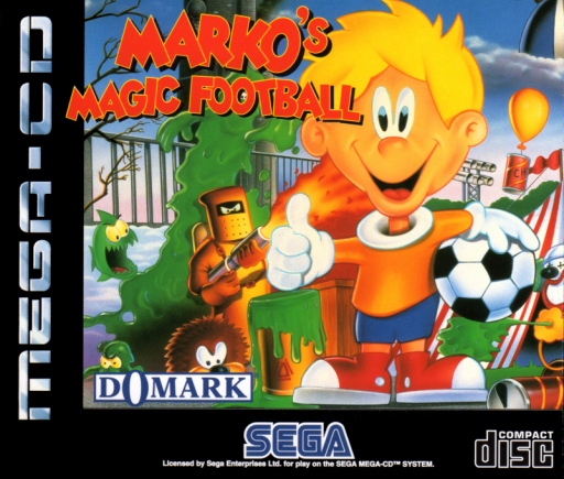 Marko's Magic Football (Europe) (En,Fr,De,Es) Sega CD Game Cover